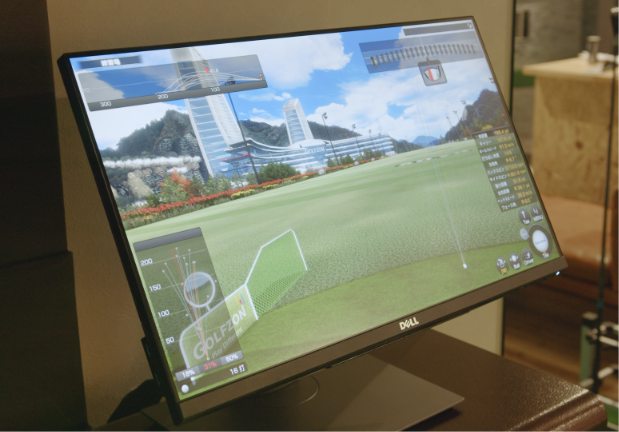 ショットデータは正確に取得、球質を分析